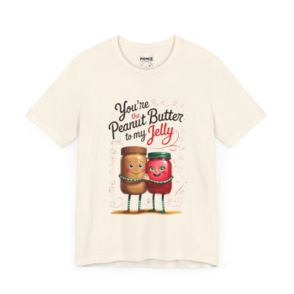 Funny Food Meme Tee - Peanut Butter T My Jelly Unisex Tee