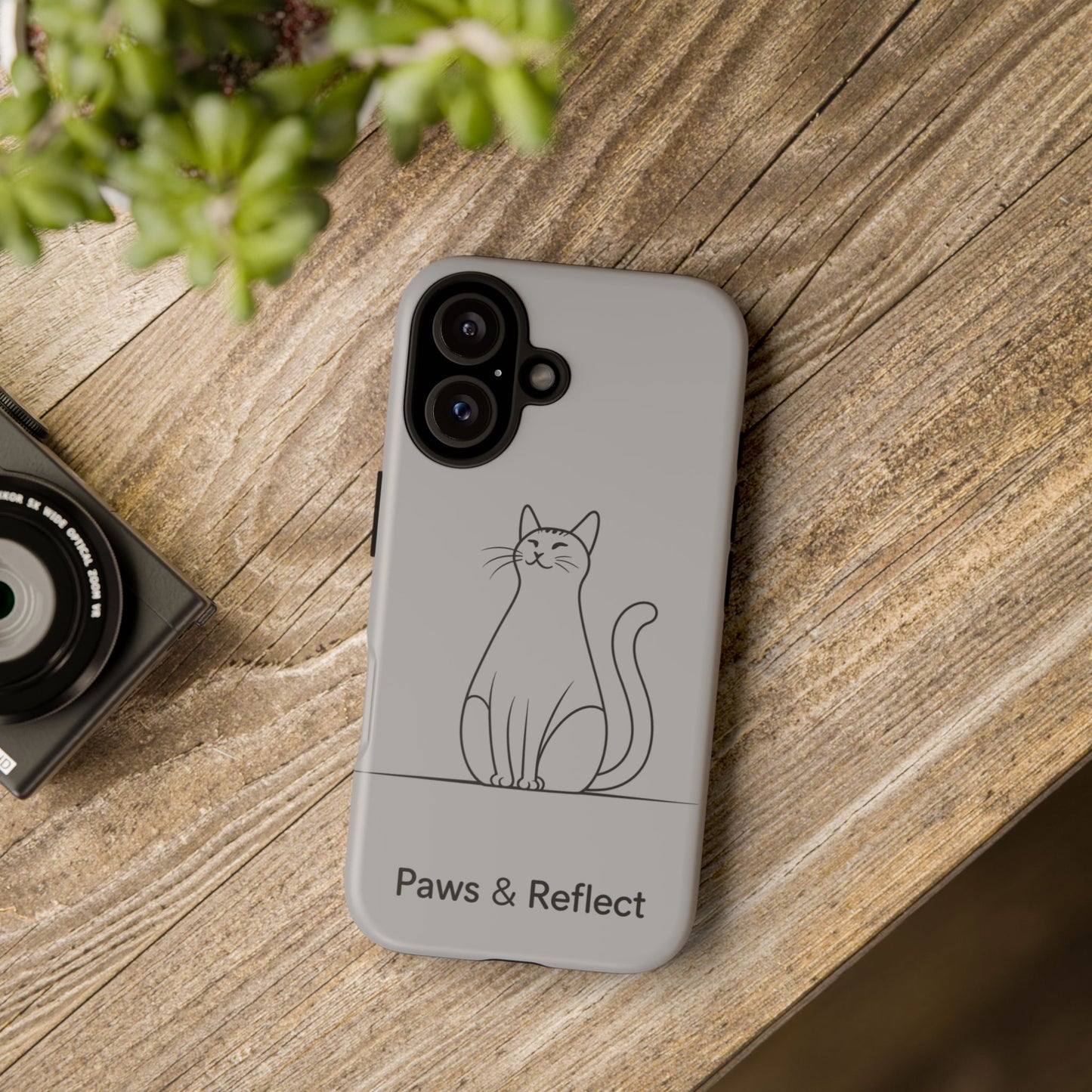 Paw and Reflect Pet Lovers iPhone Case By Memez Store