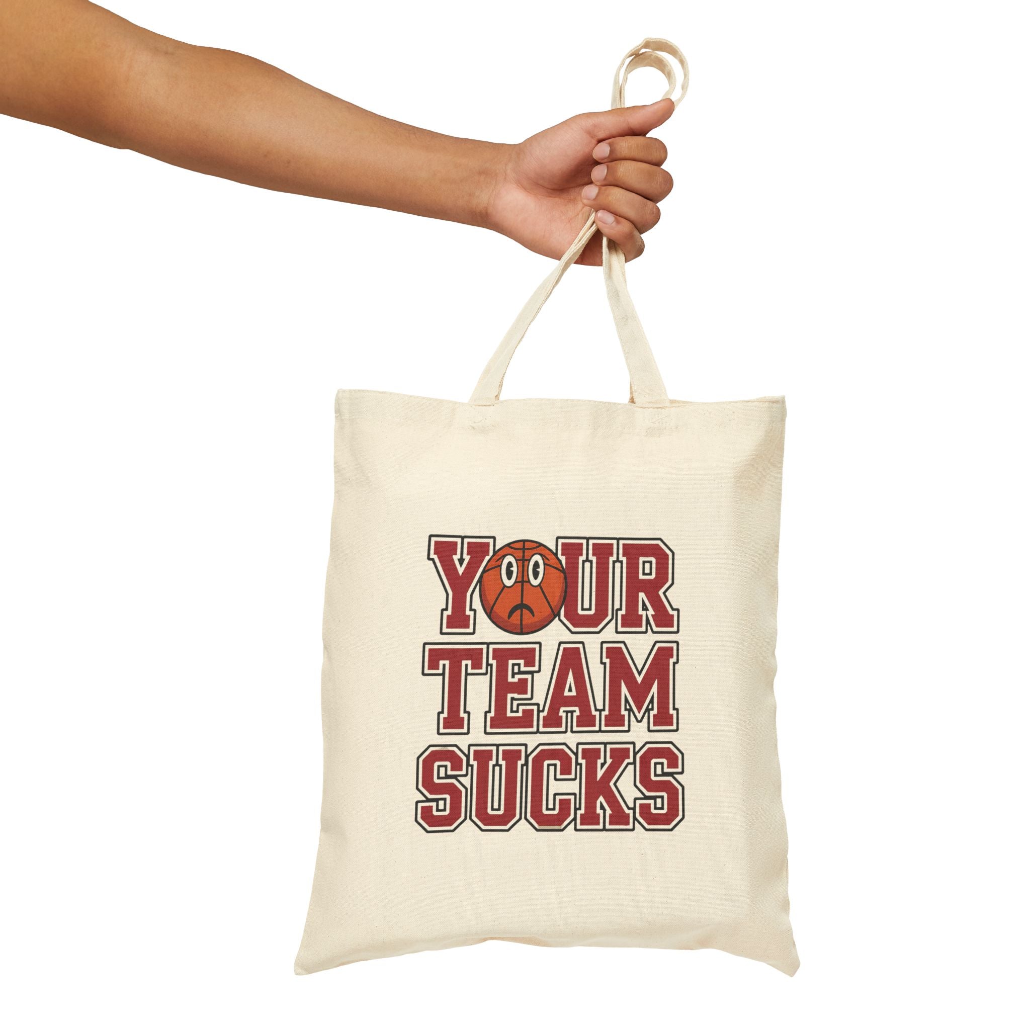 Your Team Sucks Funny Tote Bag By memez store