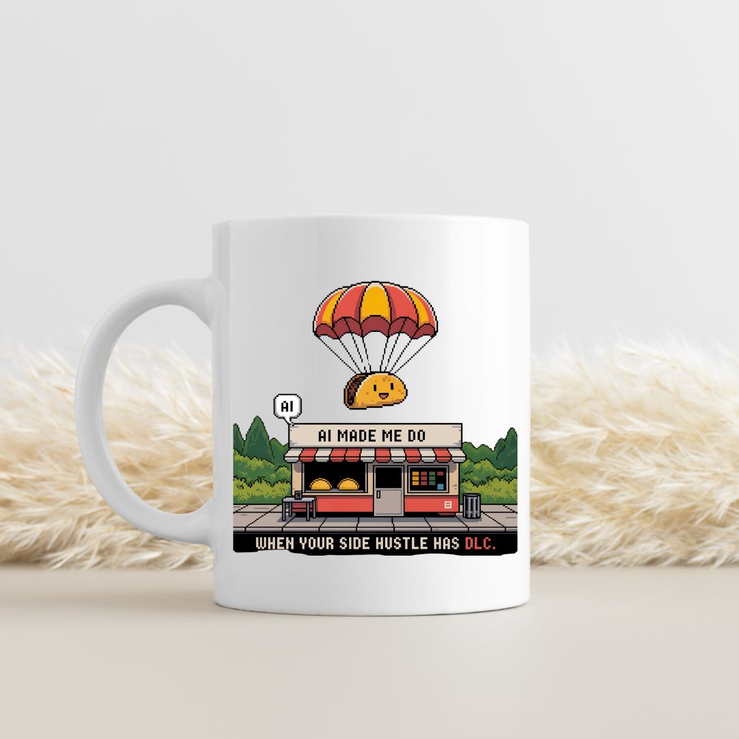 A.I Made Me Do Mug funny geek meme coffee cup