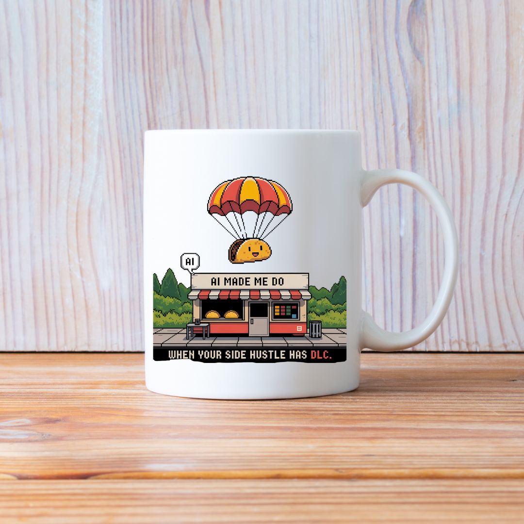 A.I Made Me Do Mug funny geek meme coffee cup