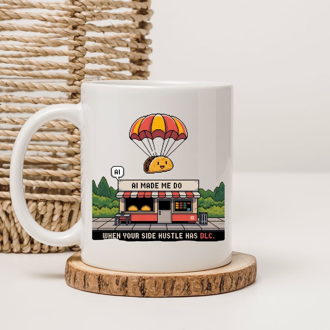 A.I Made Me Do Mug funny geek meme coffee cup