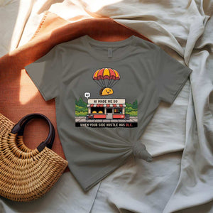 AI Made Me Do It Food Meme Graphic T-Shirt
