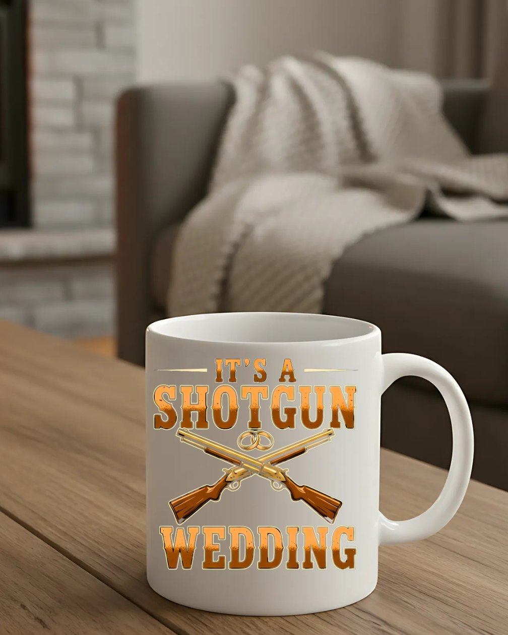 A Shotgun Wedding Mug funny marriage gag gift