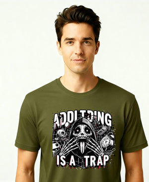 Funny Adulting Meme T-Shirt with Bold Quote Design
