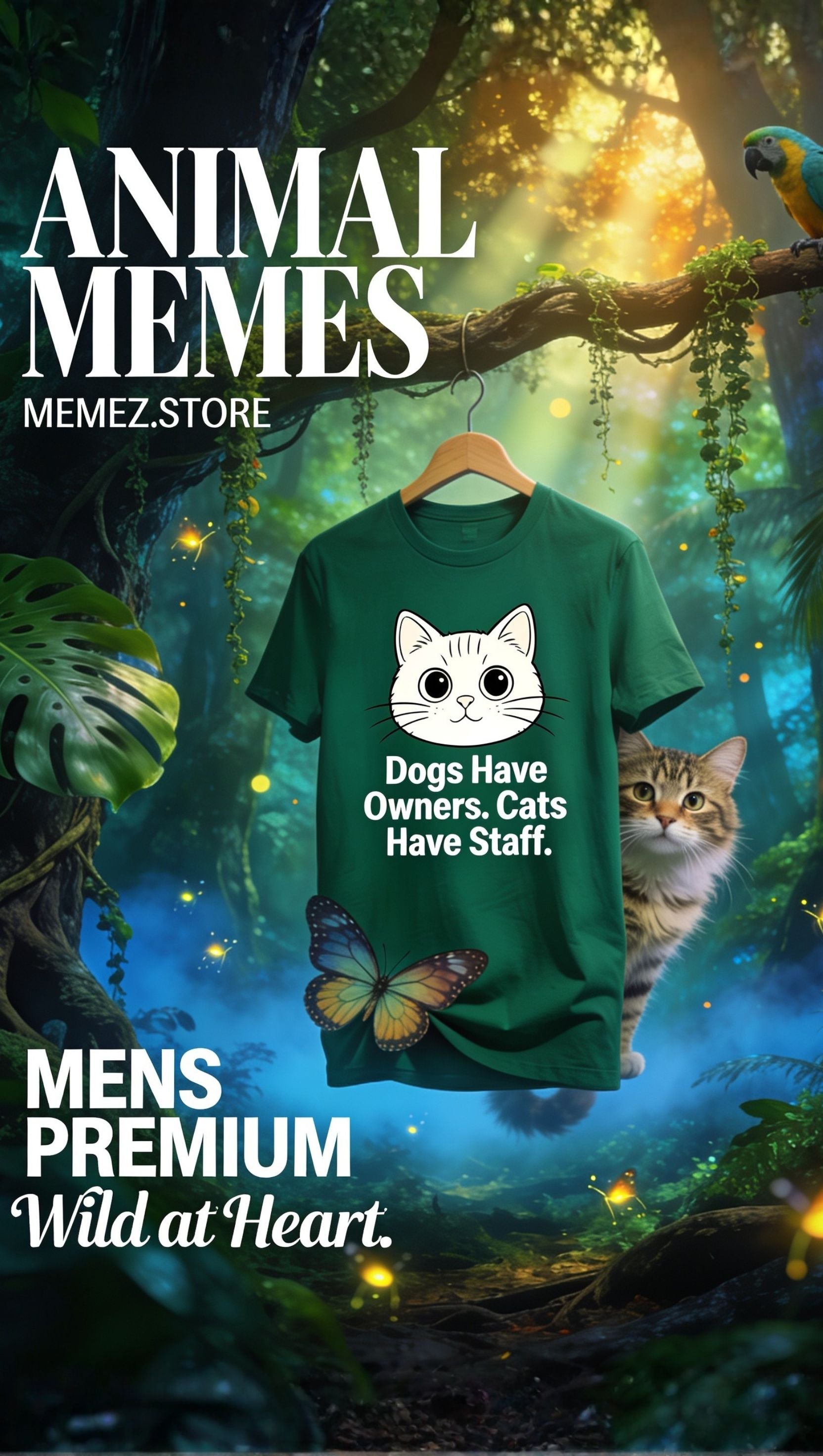 Animal Memes Banner Collection of Tee by Memez Store 