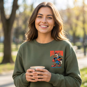 Bad Captain pirate-inspired streetwear crewneck sweatshirt by Memez Store