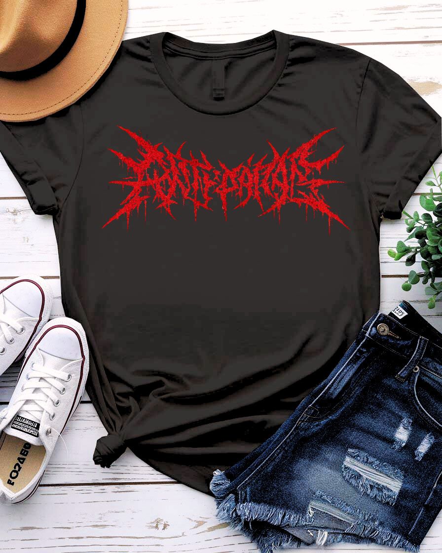 Barbwire T-Shirt with bold graphic barbed wire design across chest