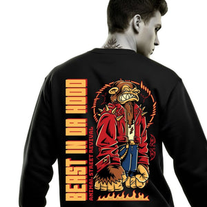 Beast In The Hood streetwear sweatshirt urban graphic pullover