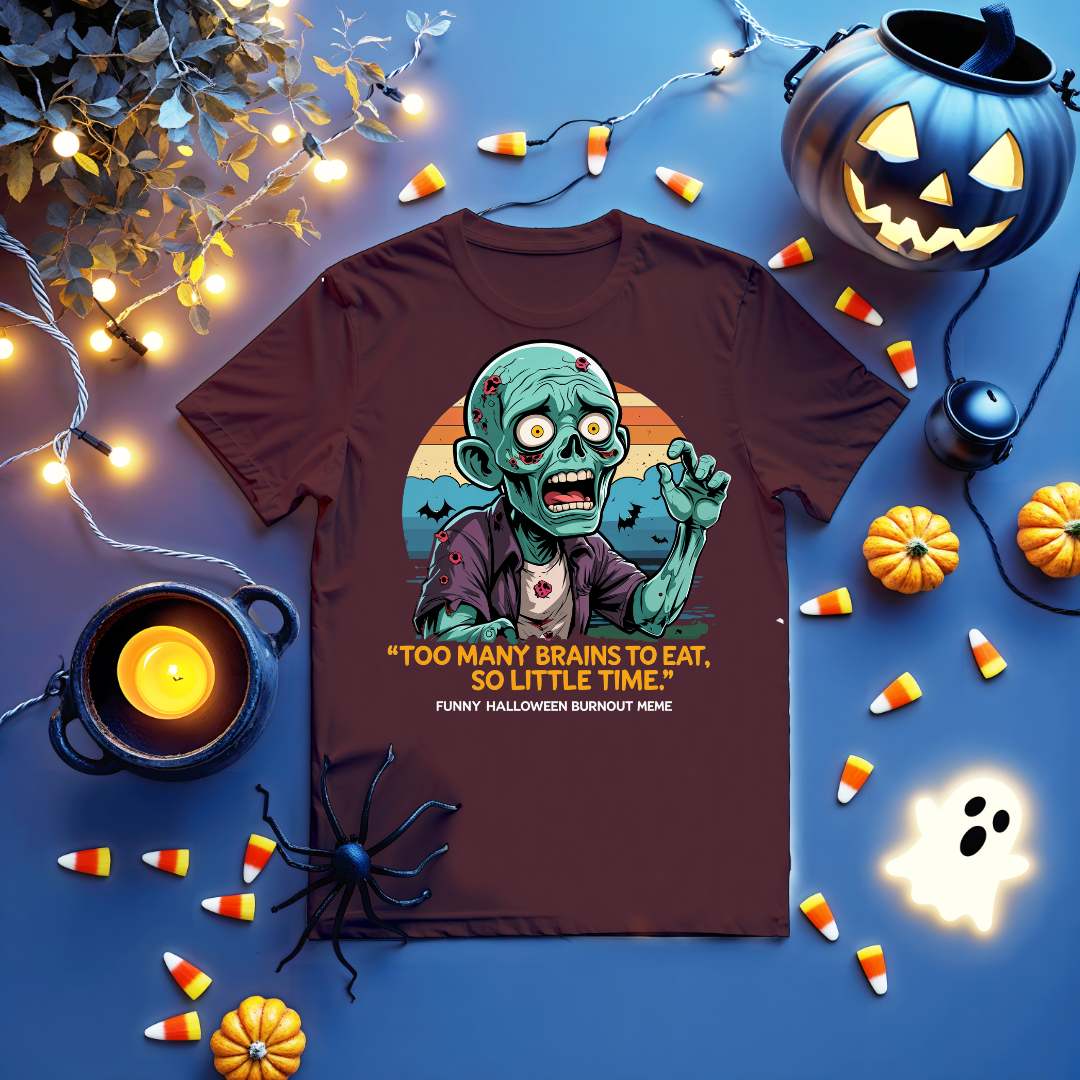  Funny Halloween tee for zombie lovers