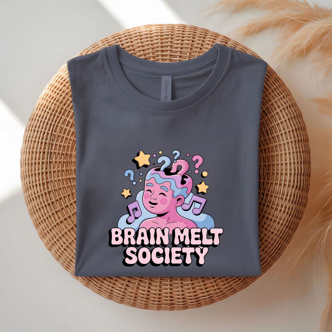 Brain Melt Society Funny Meme Tee by Memez Store