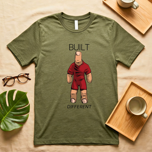 Built Differently funny meme t-shirt by Memez Store