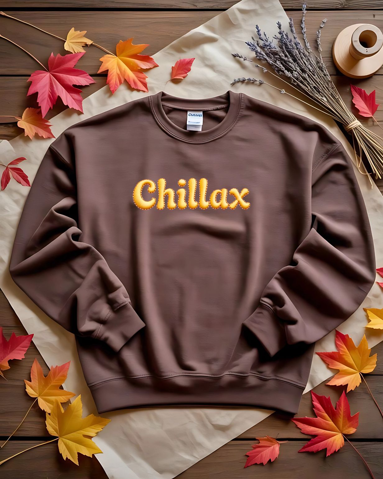 Unisex Chillax embroidered meme sweatshirt