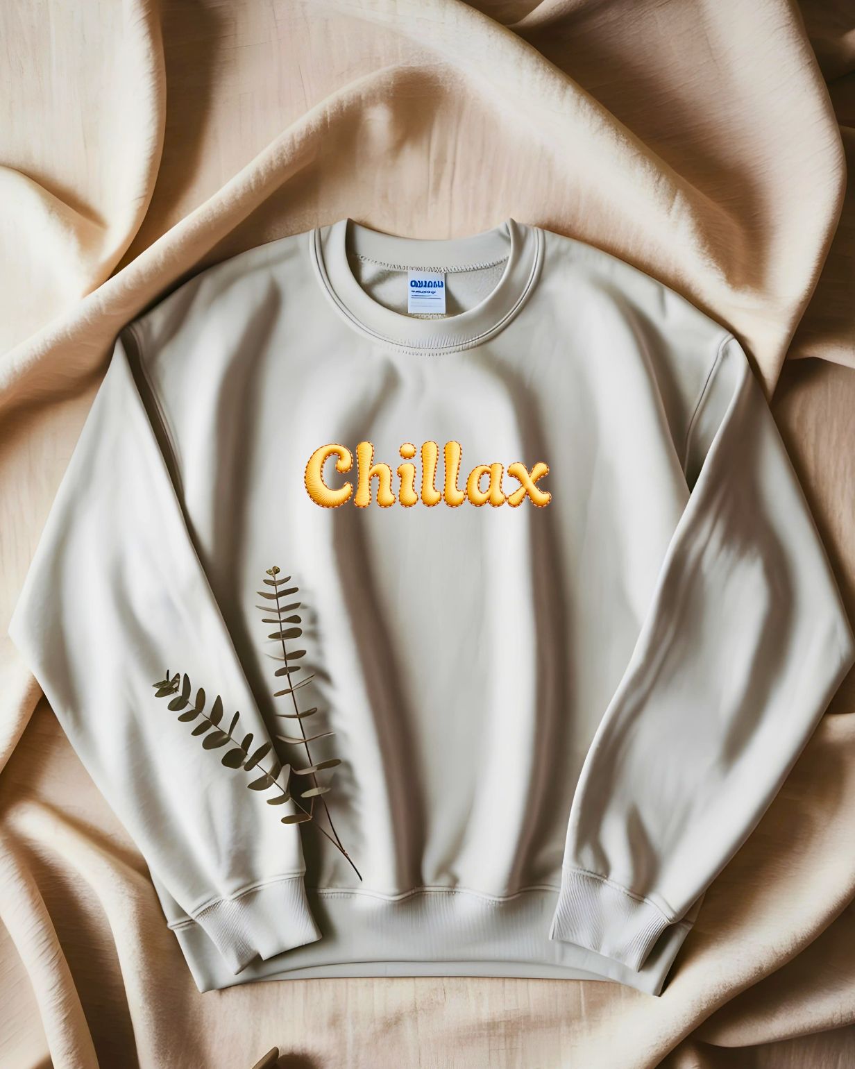Unisex Chillax embroidered meme sweatshirt