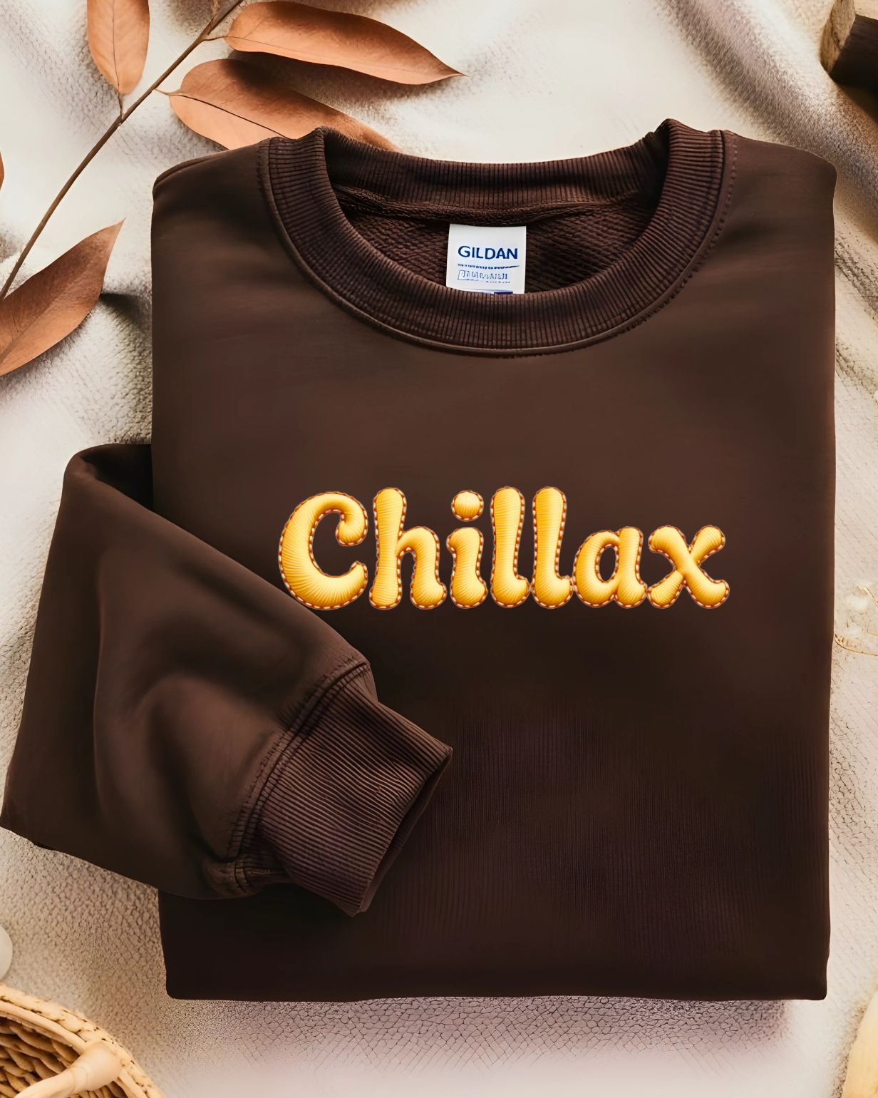 Unisex Chillax embroidered meme sweatshirt