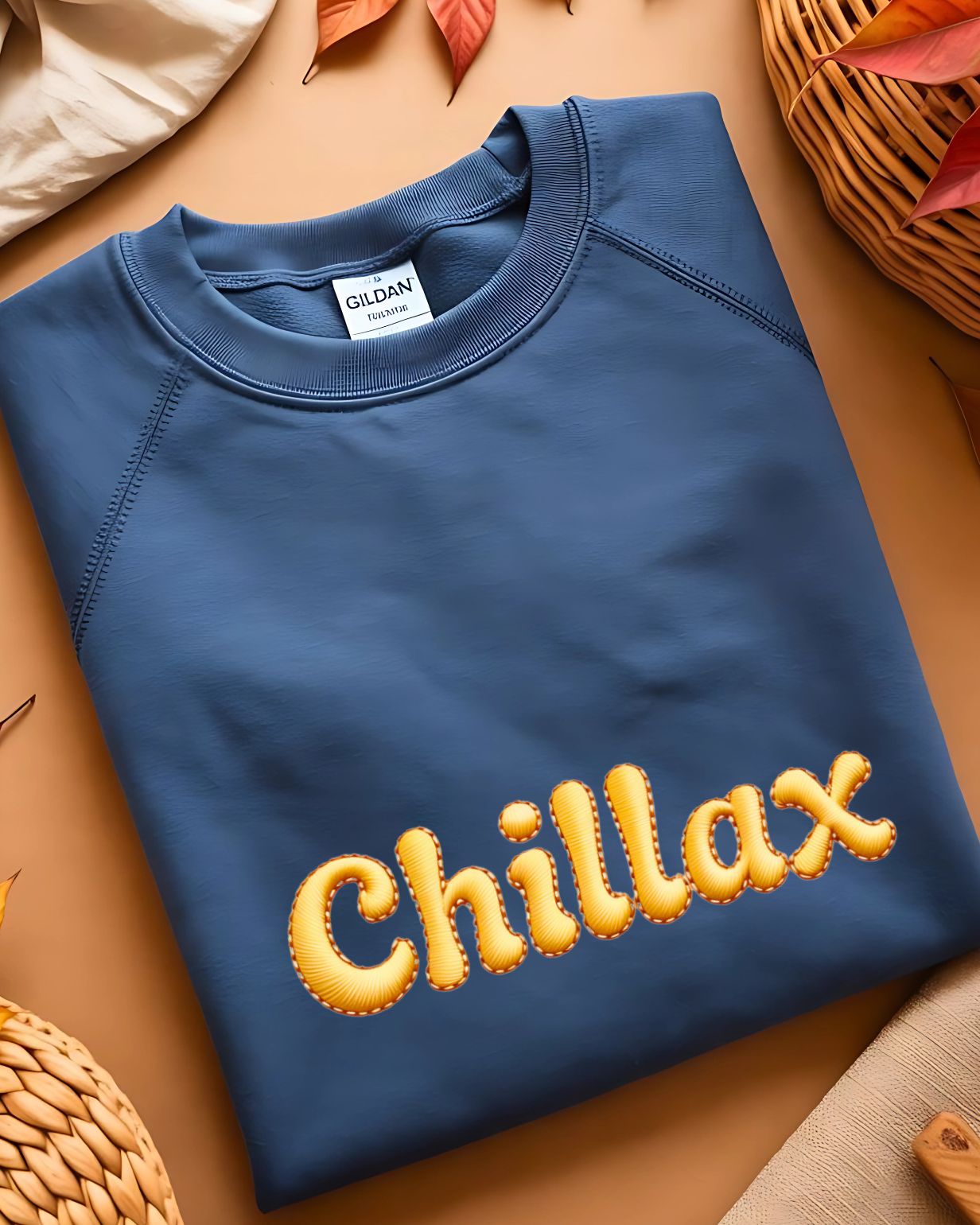 Unisex Chillax embroidered meme sweatshirt