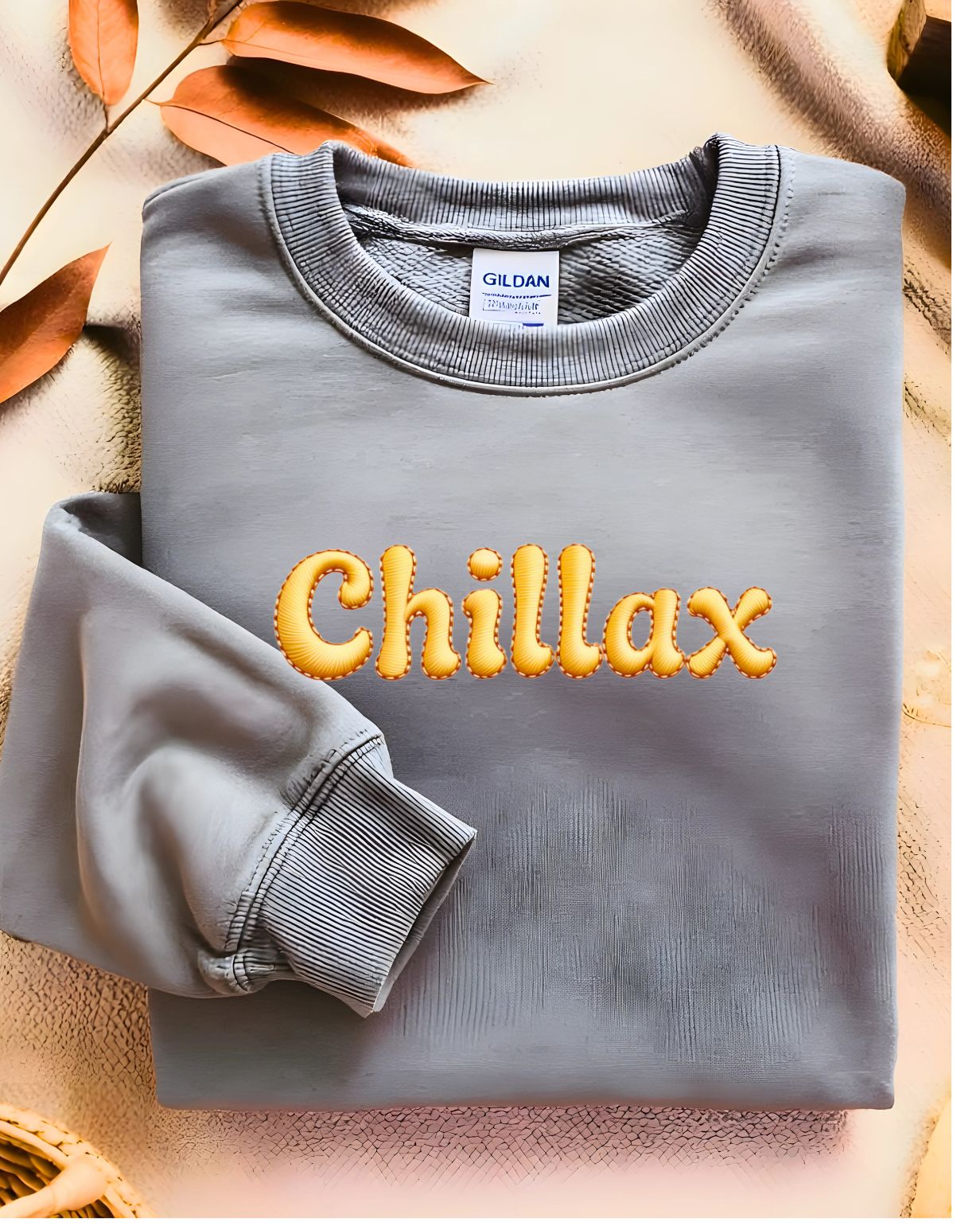Unisex Chillax embroidered meme sweatshirt