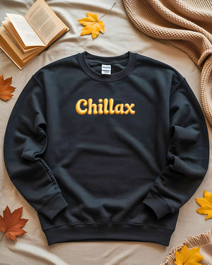 Unisex Chillax embroidered meme sweatshirt