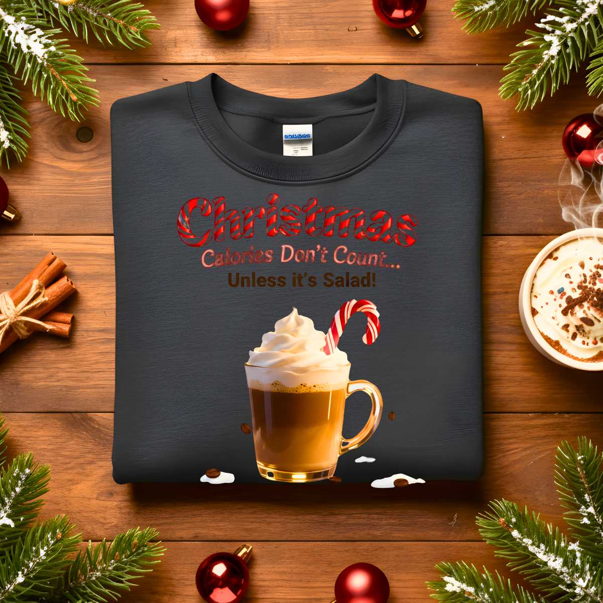 Coffee Christmas Sweatshirt  Funny Holiday Meme for Coffee Lovers – Memez.Store