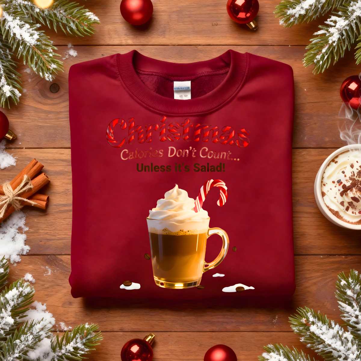 Coffee Christmas Sweatshirt  Funny Holiday Meme for Coffee Lovers – Memez.Store