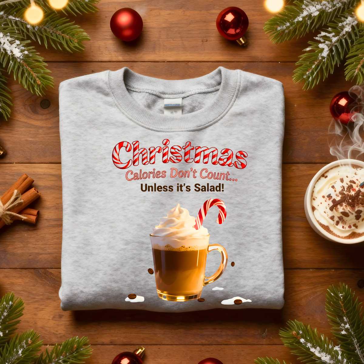 Coffee Christmas Sweatshirt  Funny Holiday Meme for Coffee Lovers – Memez.Store