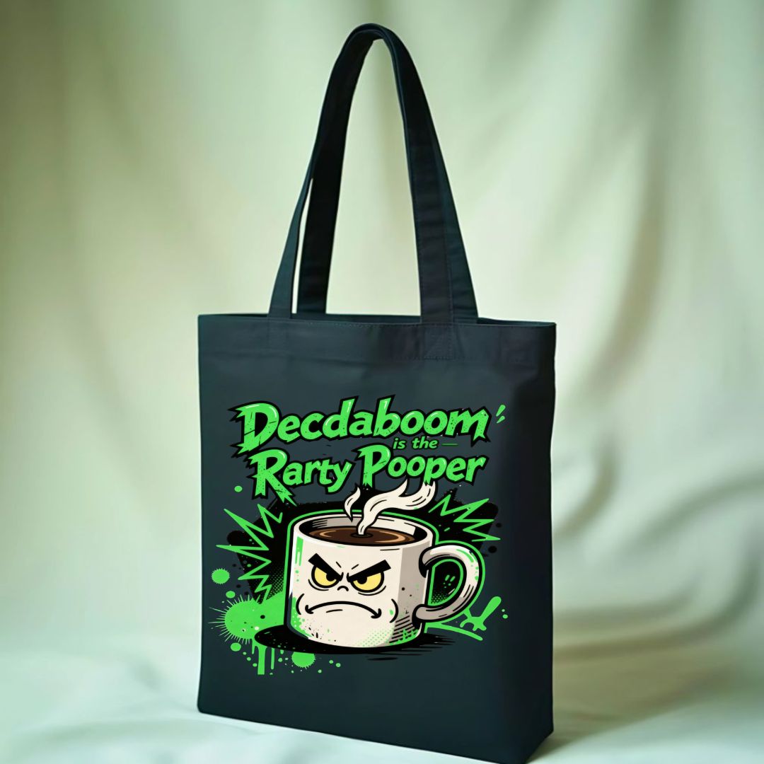 Colorful Party Poppers design tote bag for celebrations