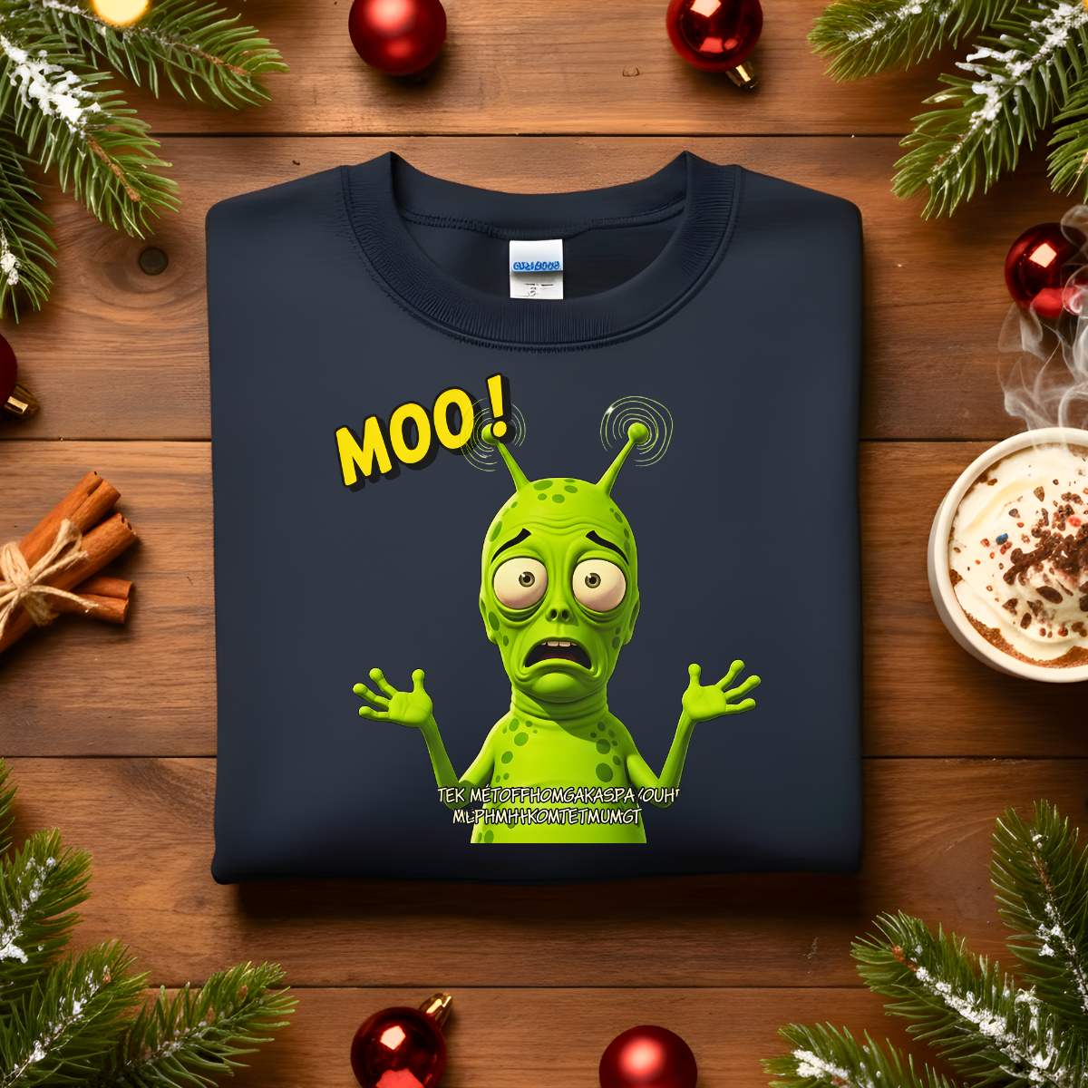 Cosmo Language Sweatshirt, funny galaxy meme pullover, unisex cosmic humor apparel, aesthetic space lover gift sweatshirt by Memez.Store, universe language funny outfit 2025.