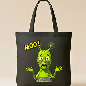 Cosmos Language Meme funny astronomy philosophy tote bag