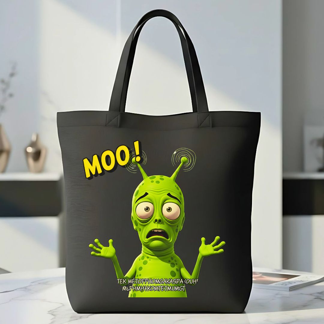 Cosmos Language Meme funny astronomy philosophy tote bag