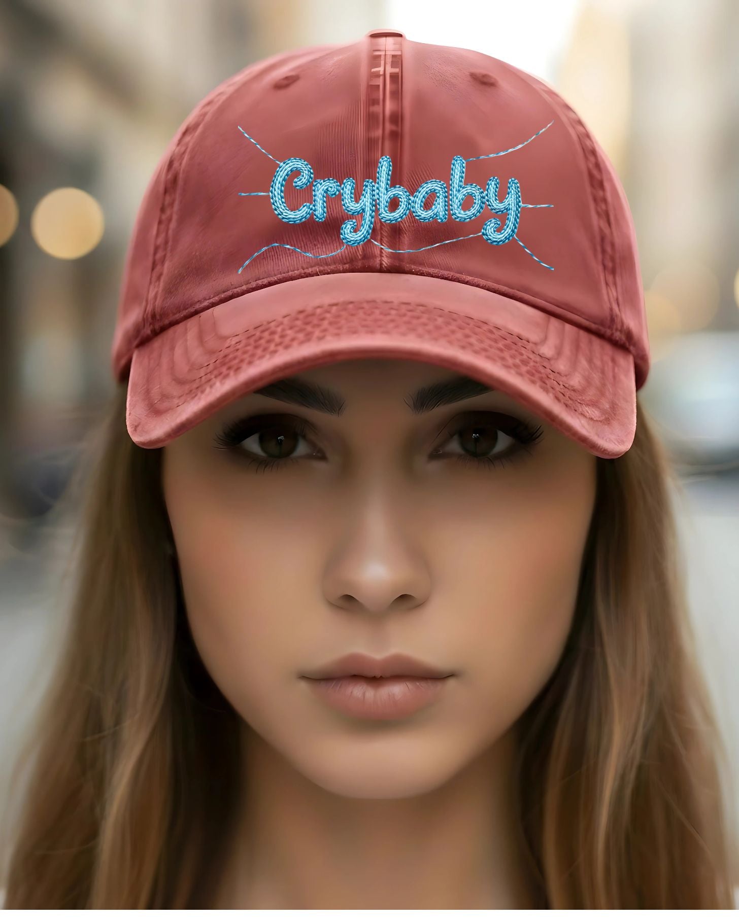 Funny Crybaby embroidered dad hat sarcastic humor cap”