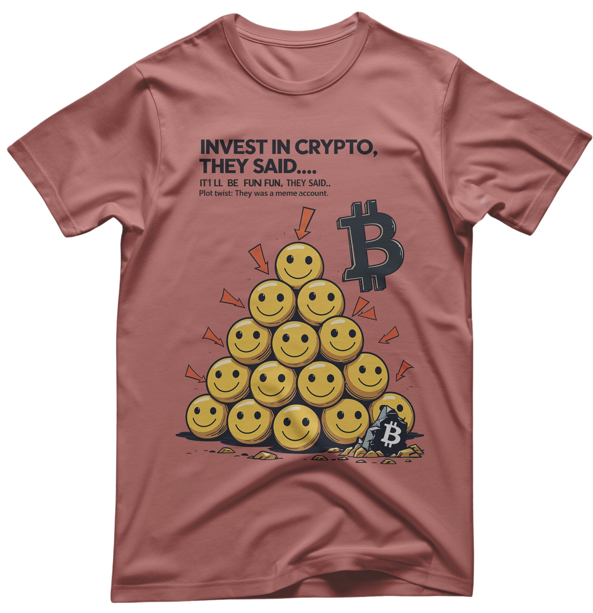Crypto Meme Tee - Blockchain Humor Apparel | Memez Store