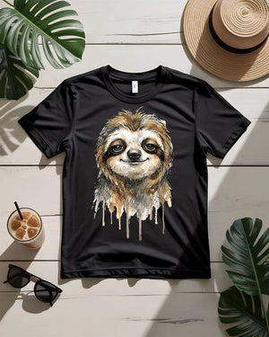 Cute zen sloth tee meditating sloth lotus pose ommm graphic