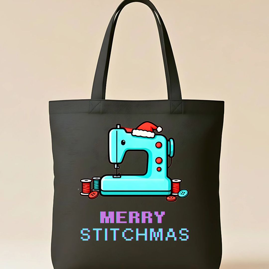 Disney Stitch Christmas Tote Bag - Memez Store
