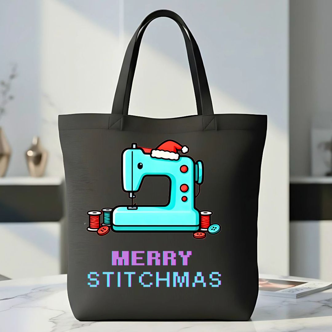 Disney Stitch Christmas Tote Bag - Memez Store