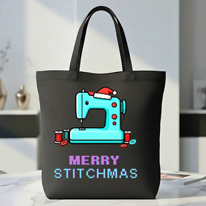 Disney Stitch Christmas Tote Bag - Memez Store