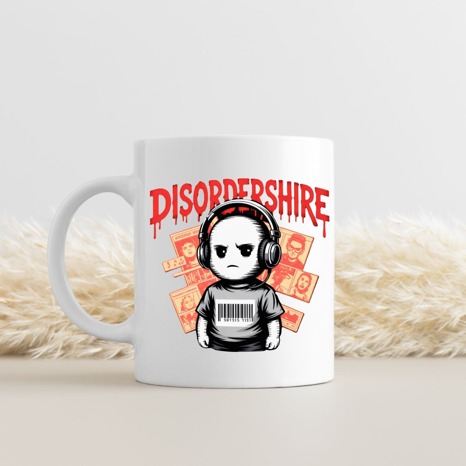 DisorderShire mug in 11oz and 15oz ceramic sizes