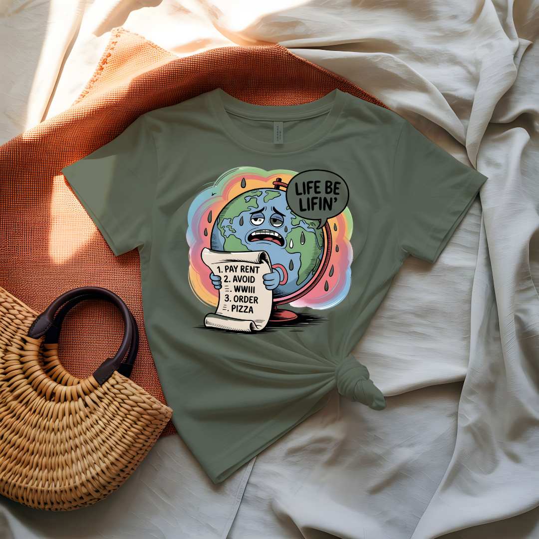 Eco Meme Graphic on Organic Cotton T-Shirt