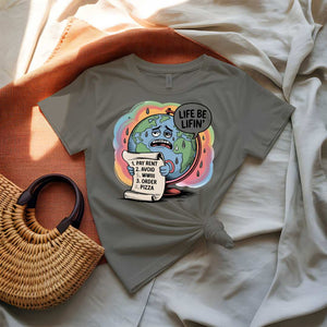 Eco Meme Graphic on Organic Cotton T-Shirt