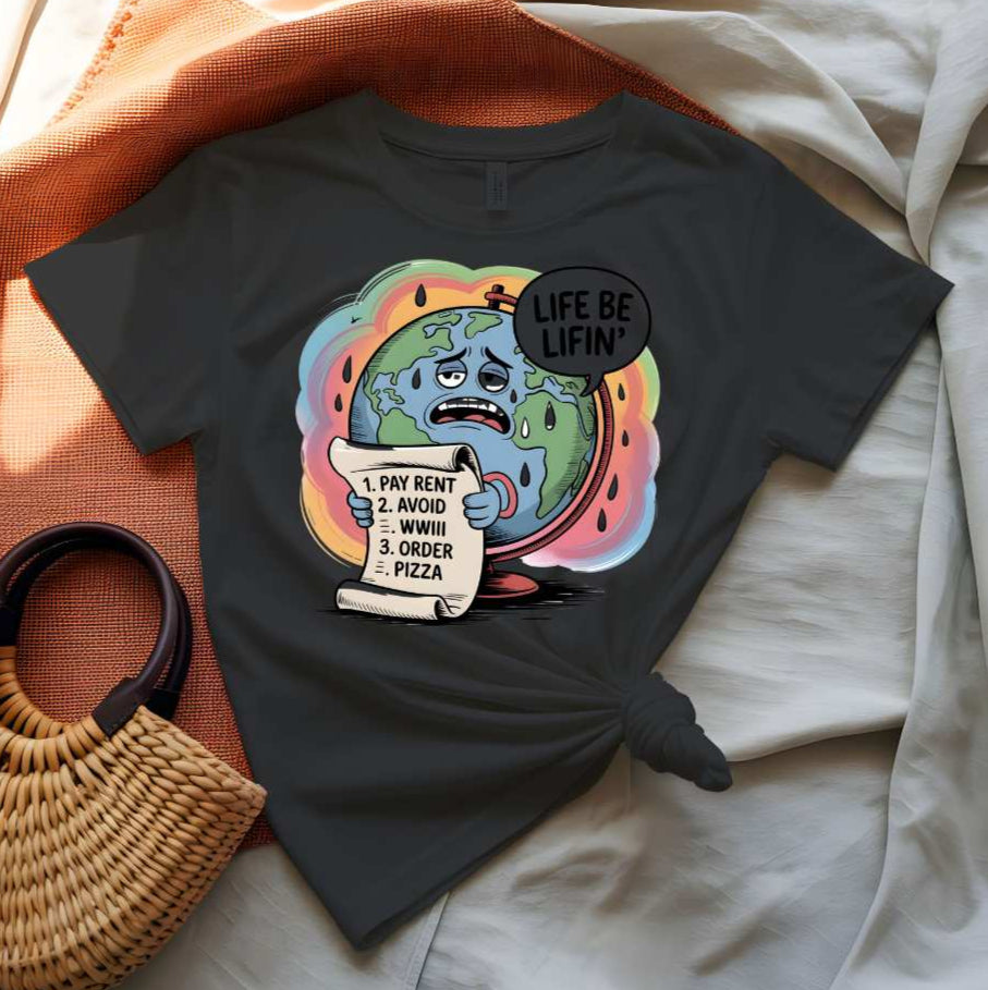 Eco Meme Graphic on Organic Cotton T-Shirt