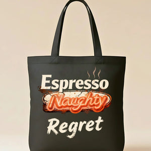 Espresso Regret Funny Coffee Meme Tote Bag