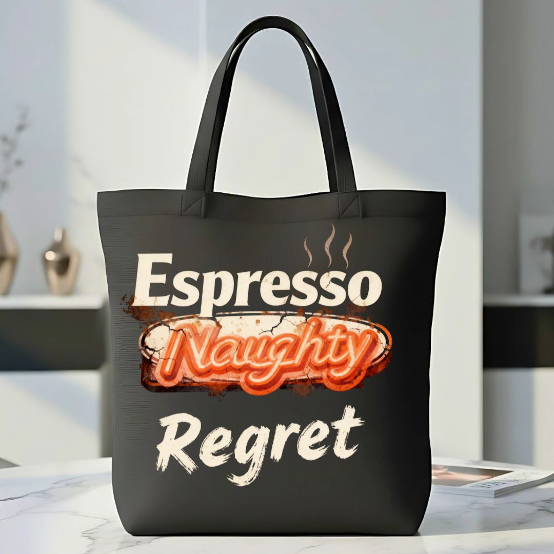 Espresso Regret Funny Coffee Meme Tote Bag