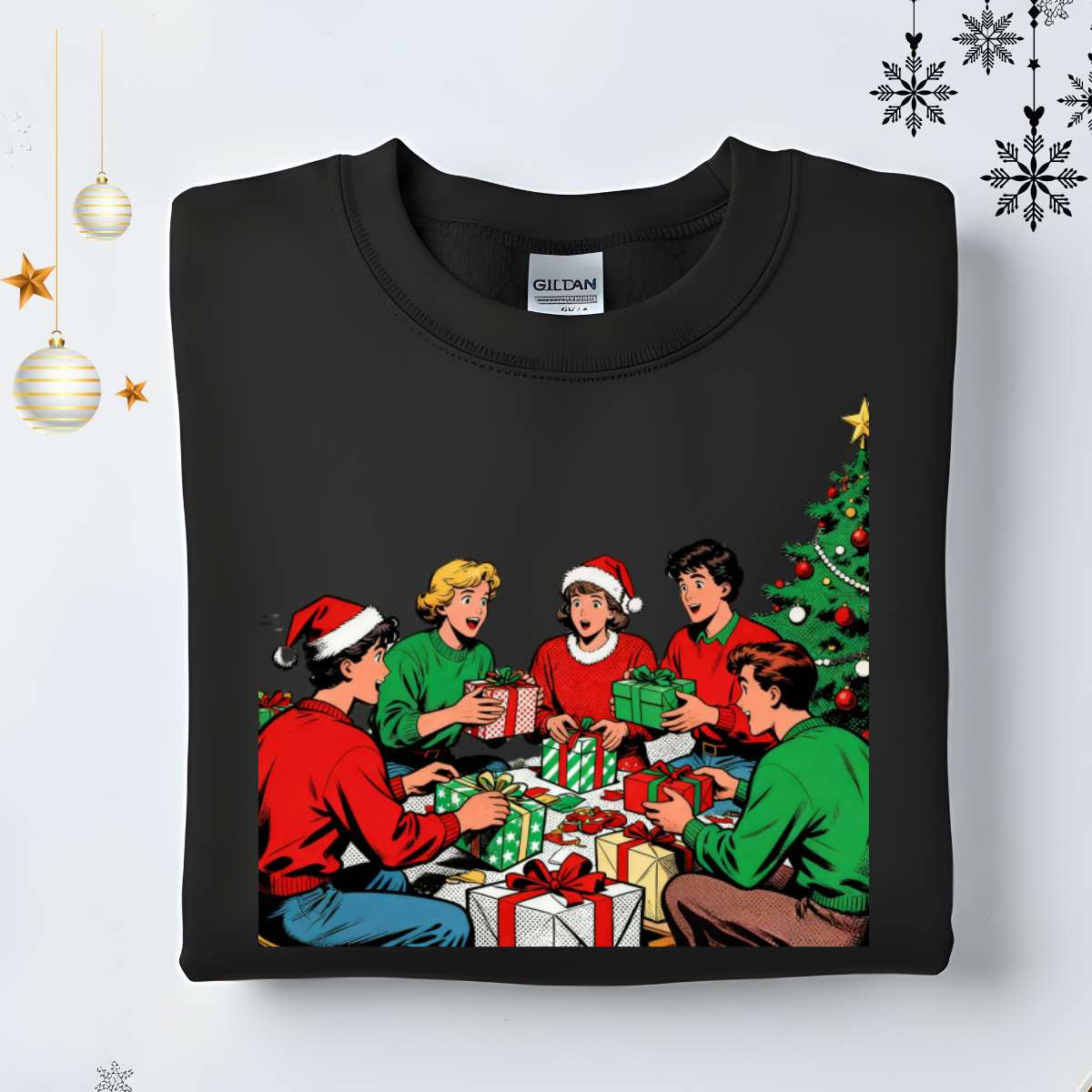 “Family Christmas Sweatshirt – matching funny meme-style holiday sweatshirt for families, cozy unisex Christmas pullover by Memez.Store.”