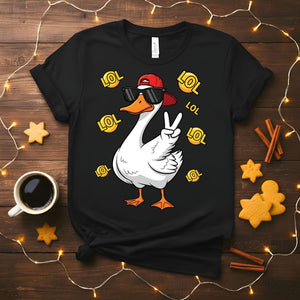 Funny Animal Meme T-Shirt with Cat Joke