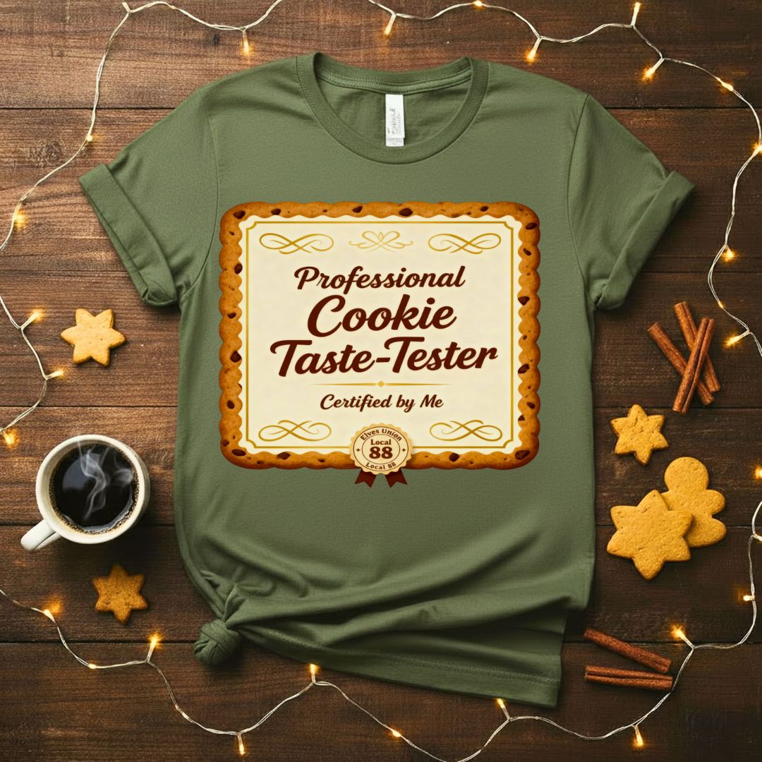 Funny Cookie Taste Tester Meme T-Shirt
