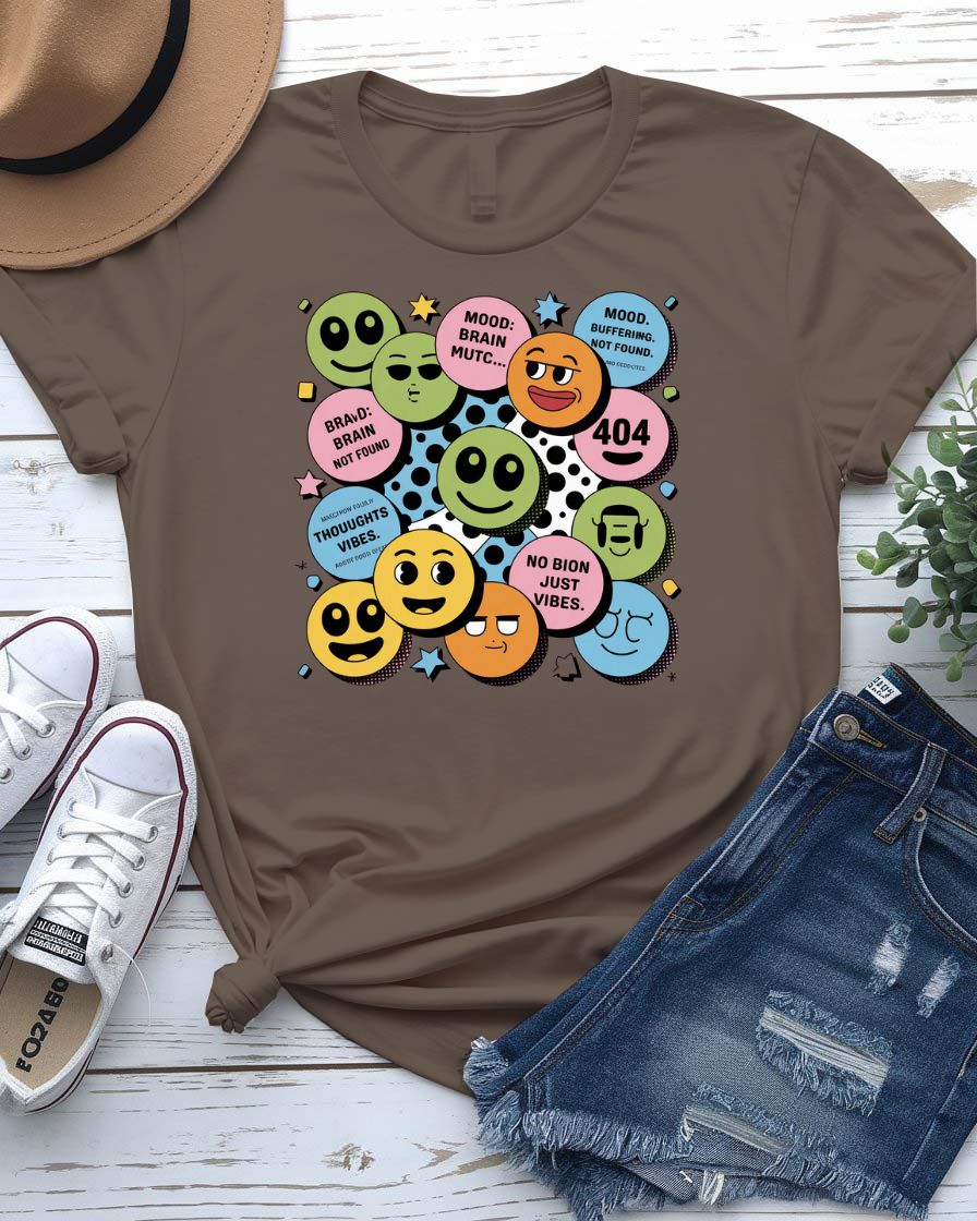 “Funny DOT Tee featuring oversized period symbol centered on chest”