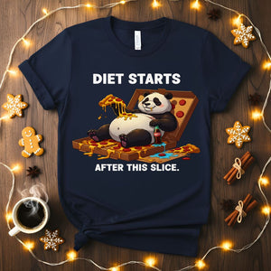 Funny Diet Starts Tomorrow T-Shirt for food lovers