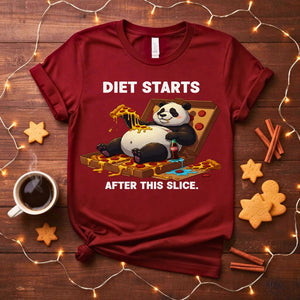 Funny Diet Starts Tomorrow T-Shirt for food lovers