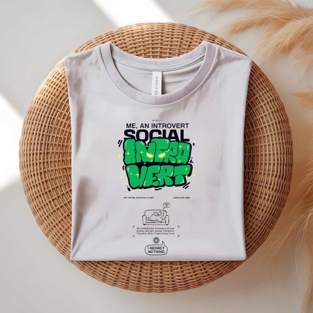Funny Introvert Meme T-shirt for anti-social people