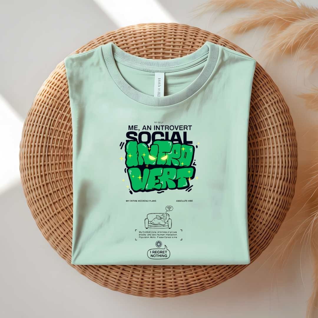 Funny Introvert Meme T-shirt for anti-social people