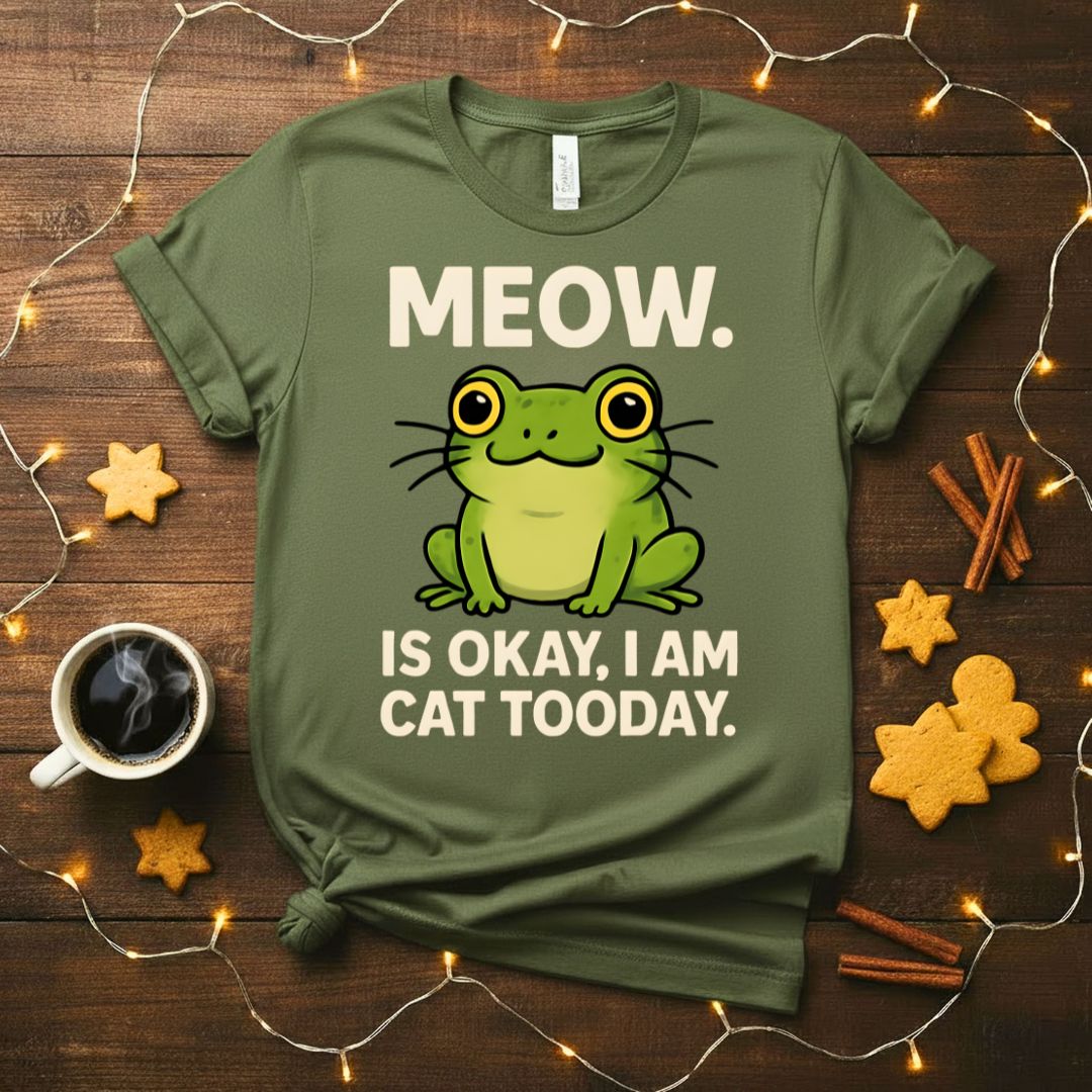 Funny Meow Cat Meme T-Shirt with sassy quote